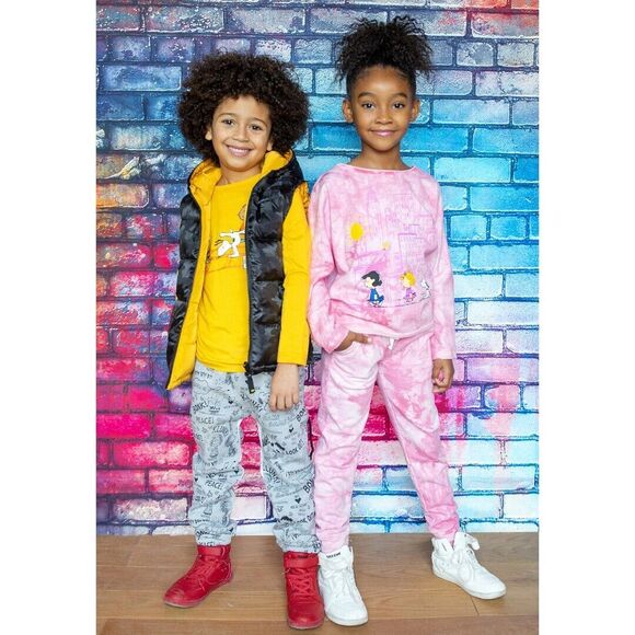 Appaman X Peanuts Kids Girl's Pink Long Sleeve Slouchy Graphic Sweatshirt Sz 4T - Picture 3 of 6